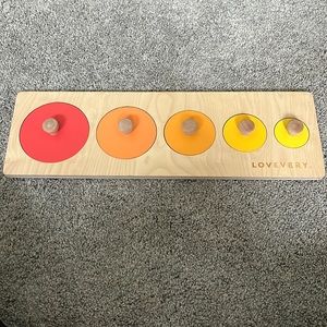 Lovevery Big Little Circle Puzzle